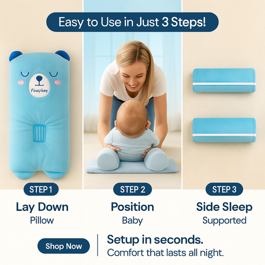 Atomihub™ Baby Head Shaping Pillow